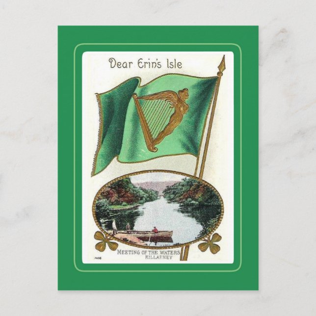 Carte postale vintage St Patrick's Day (Devant)