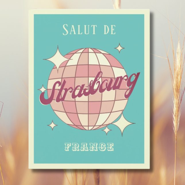 Carte postale Vintage Strasbourg France (Créateur téléchargé)