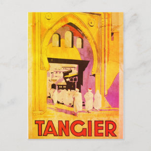 Carte Postale Vintage Tanger Travel