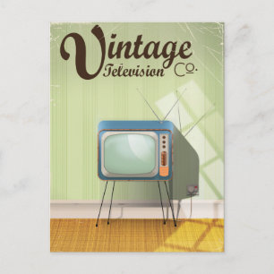 Carte Postale Vintage Television Co. Commercial