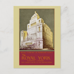 Carte Postale Vintage The Royal York Hotel Toronto