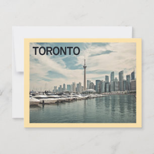 Carte Postale Vintage Toronto Travel