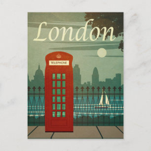 Carte Postale Vintage Travel Postcard - London