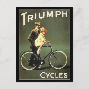 Carte postale vintage : Triumph Cycles