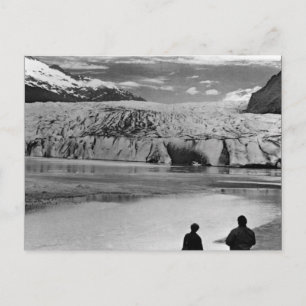 Carte Postale Vintage USA Alaska Mendenhall glacier Juneau