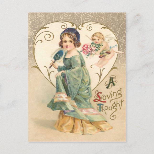Carte postale Vintage Valentine (Devant)