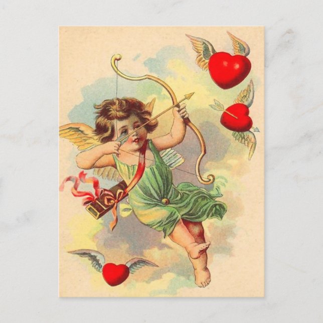 Carte postale vintage Valentine (Devant)