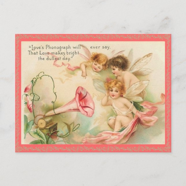 Carte postale vintage Valentine (Devant)