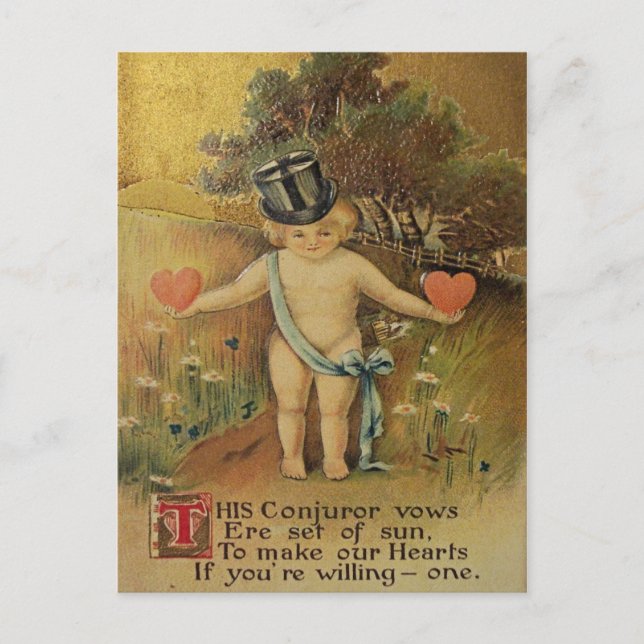 Carte postale vintage Valentine (Devant)