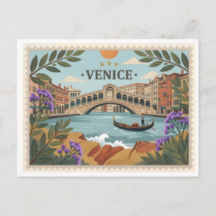Carte postale vintage Venise Italie