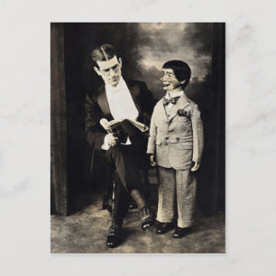 Carte postale vintage Ventriloquist Dumi
