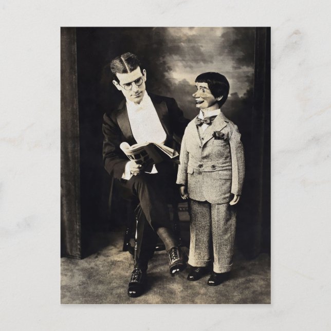 Carte postale vintage Ventriloquist Dumi (Devant)