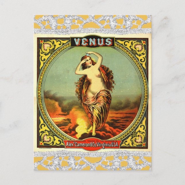 Carte postale vintage Venus Ephemera (Devant)