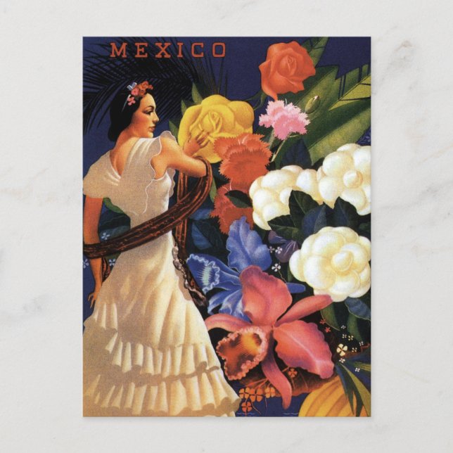 Carte postale vintage Veracruz Mexique Travel (Devant)