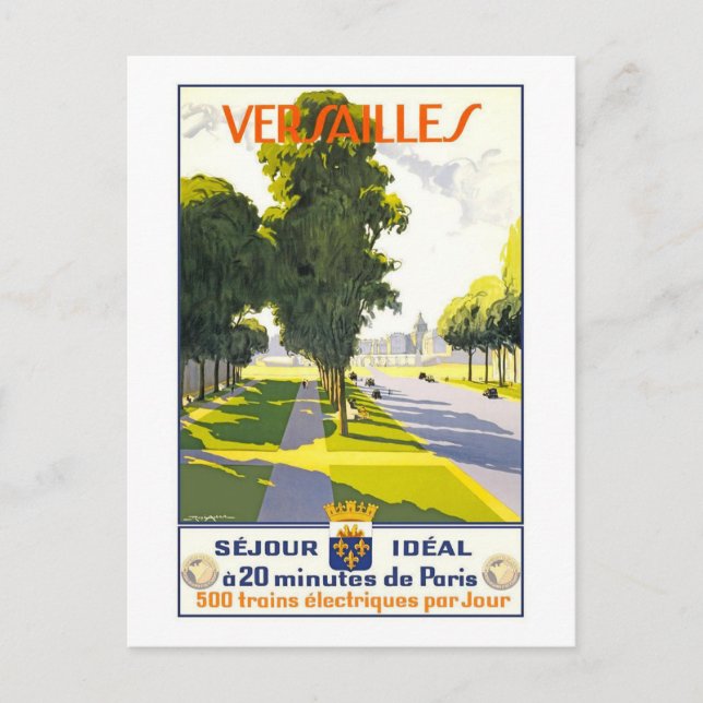 Carte postale vintage Versailles (Devant)