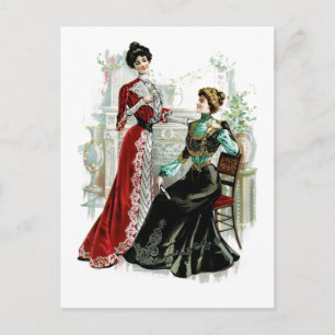 Carte postale vintage Victorian Ladies