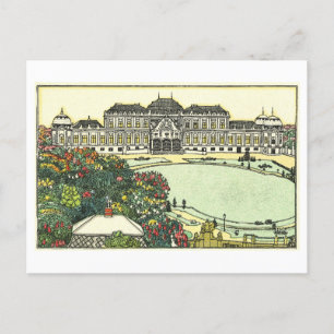 Carte postale vintage Vienna Belvedere