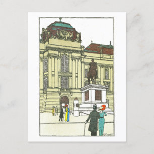Carte postale vintage Vienne Josefsplatz