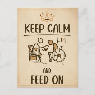 Carte Postale Vintage Vieux Mode Aide-soignant, Cadeau de soins 