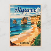 Vintage voyage Algarve Portugal Côté mer