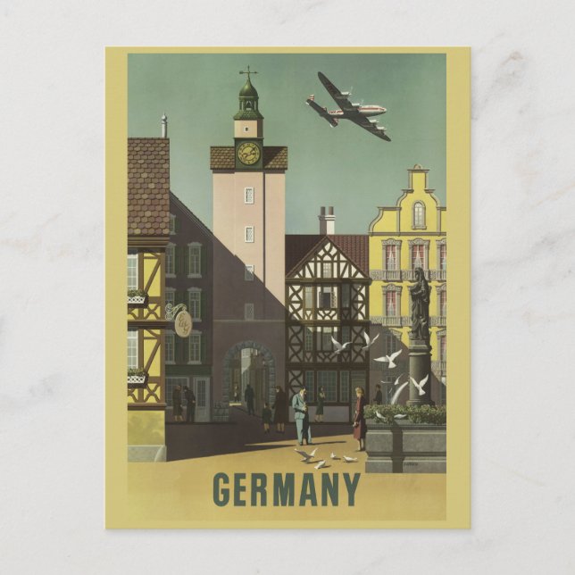 Carte postale Vintage voyage ALLEMAGNE (Devant)