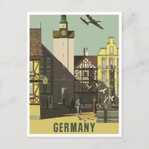 Carte postale Vintage voyage Allemagne