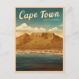 Carte Postale Vintage voyage Cap Afrique du Sud Rétro Pittoresqu