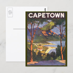 Carte Postale Vintage voyage, Cap, une ville d'Afrique du Sud