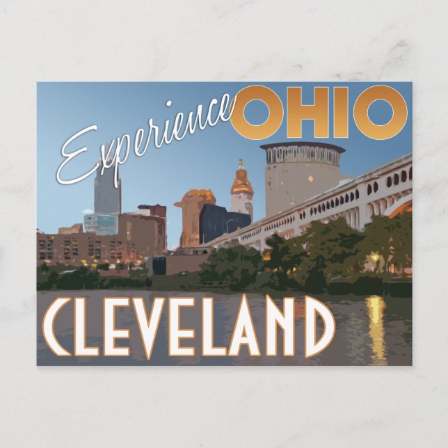 Carte postale Vintage voyage Cleveland Ohio (Devant)