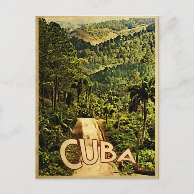 Carte Postale Vintage voyage Cuba (Devant)