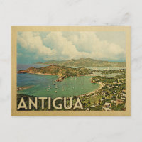 Vintage voyage d'Antigua