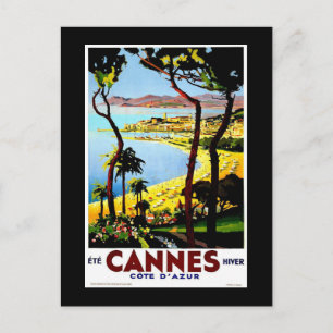 Carte Postale Vintage voyage de Cannes, France