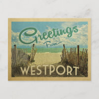 Vintage voyage de plage Westport Connecticut