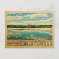 Vintage voyage de Yellowstone