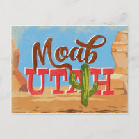 Vintage voyage du désert Moab Utah