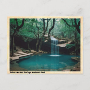 Carte Postale Vintage voyage du parc national des sources therma