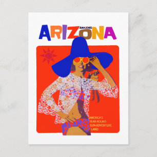 Carte Postale Vintage voyage Extraordinaire en Arizona
