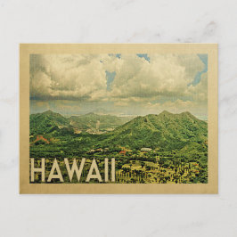 Carte postale Vintage voyage Hawaii