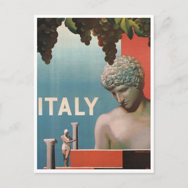 Carte postale Vintage voyage Italie (Devant)
