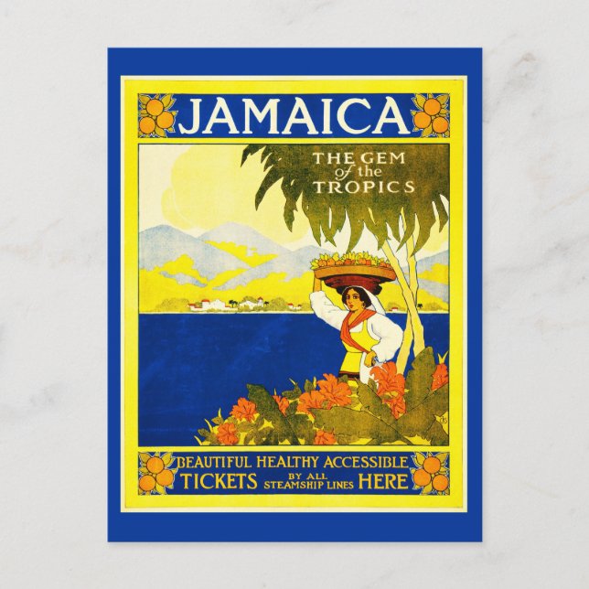 Carte postale Vintage voyage - Jamaïque (Devant)