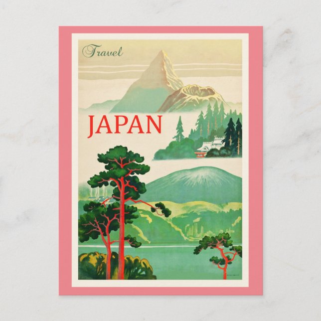 Carte postale Vintage voyage JAPON (Devant)