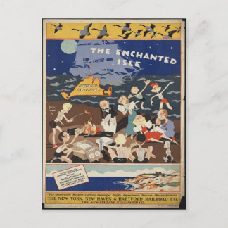 Carte postale Vintage voyage Martha's Vineyard