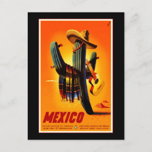 Carte postale Vintage voyage-Mexique