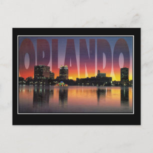 Carte postale Vintage voyage Orlando Florida