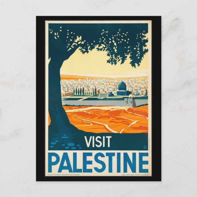 Carte postale Vintage voyage-Palestine (Devant)