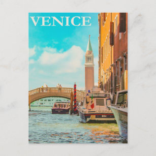 Carte postale Vintage voyage Venice, Italie