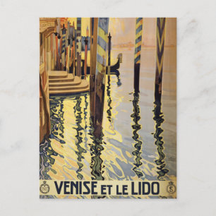 Carte postale Vintage voyage Venice, Italie