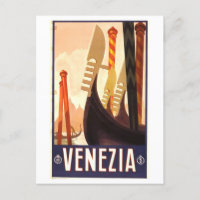 Carte postale Vintage voyage Venise (Venezia)