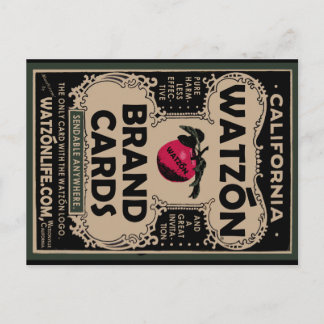 Carte Postale Vintage Watzón ©