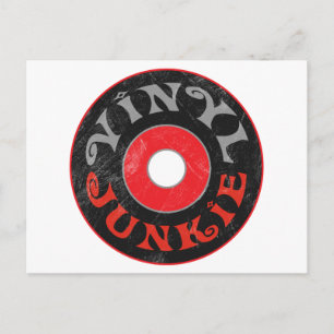 Carte Postale Vinyl Junkie
